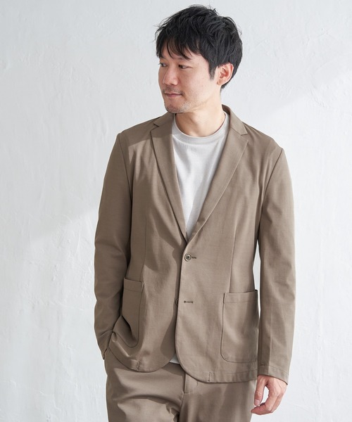 IKKA LOUNGE(イッカラウンジ)の「【セットアップ対応】GOKU楽ワークポンチジャケット(テーラードジャケット・メンズ・グレー/ブラック/ベージュ/ネイビー・S/M/L/XL)」の19枚目の写真