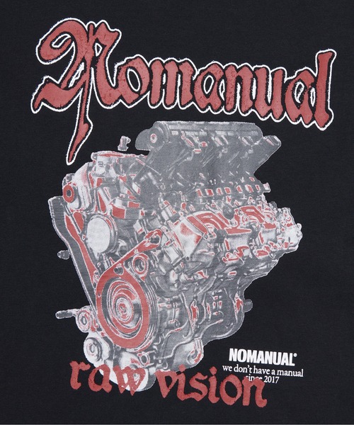 A'GEM/9 × .kom『NOMANUAL/ノーマニュアル』NM ENGINE T-SHIRT