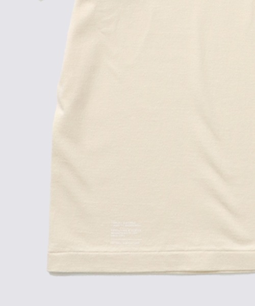 FIDELITY(フィデリティ)の「MINIMAL EMB TUBE TEE / 半袖ワッペンTシャツ(Tシャツ/カットソー・メンズ・ネイビー/ホワイト/アイボリー/ブラック・LARGE/MEDIUM)」の8枚目の写真