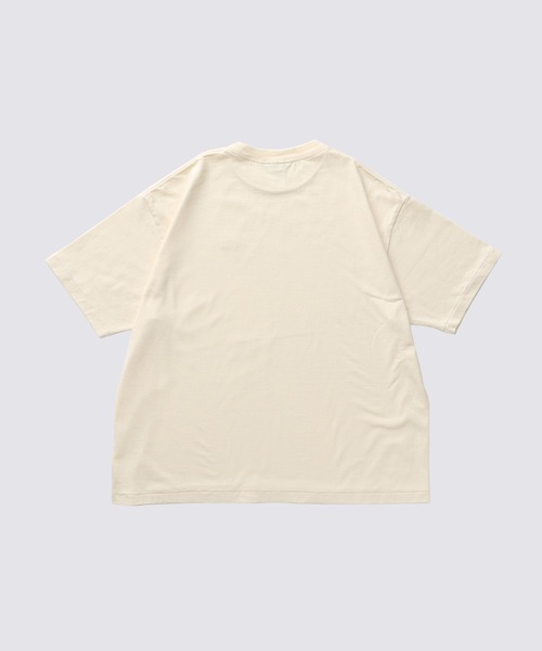 FIDELITY(フィデリティ)の「MINIMAL EMB TUBE TEE / 半袖ワッペンTシャツ(Tシャツ/カットソー・メンズ・ネイビー/ホワイト/アイボリー/ブラック・LARGE/MEDIUM)」の9枚目の写真