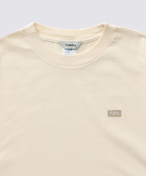FIDELITY(フィデリティ)の「MINIMAL EMB TUBE TEE / 半袖ワッペンTシャツ(Tシャツ/カットソー・メンズ・ネイビー/ホワイト/アイボリー/ブラック・LARGE/MEDIUM)」の10枚目の写真