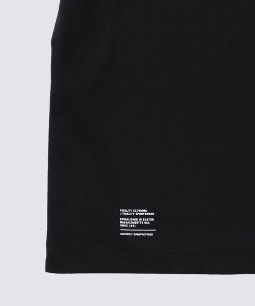 FIDELITY(フィデリティ)の「MINIMAL EMB TUBE TEE / 半袖ワッペンTシャツ(Tシャツ/カットソー・メンズ・ネイビー/ホワイト/アイボリー/ブラック・LARGE/MEDIUM)」の12枚目の写真