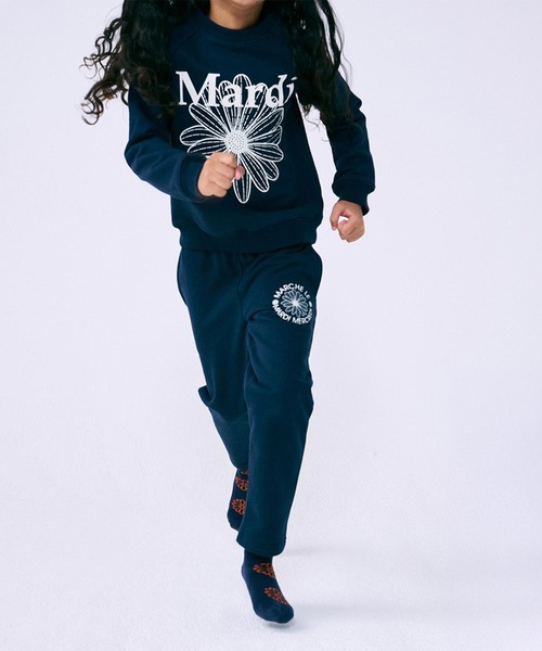 KIDS SWEATSHIRT FLOWERMARDI（スウェット）｜Mardi Mercredi
