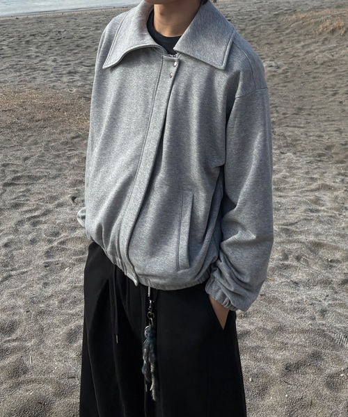 【EPNK】Asymmetry collar blouson セール】【EPNK】Asymmetry collar blouson / アシンメトリーカラー