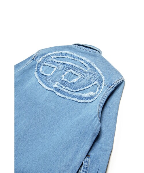 DIESEL デニムシャツ　ジップ　ワンピース　XXS DIESEL デニムシャツワンピース XSサイズ ベルト付 - メルカリ