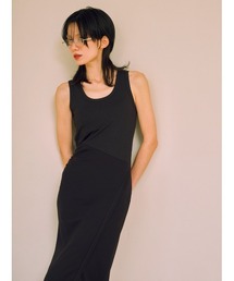 null.（ヌル）の「テレココンビアシメシームワンピース（ワンピース）」