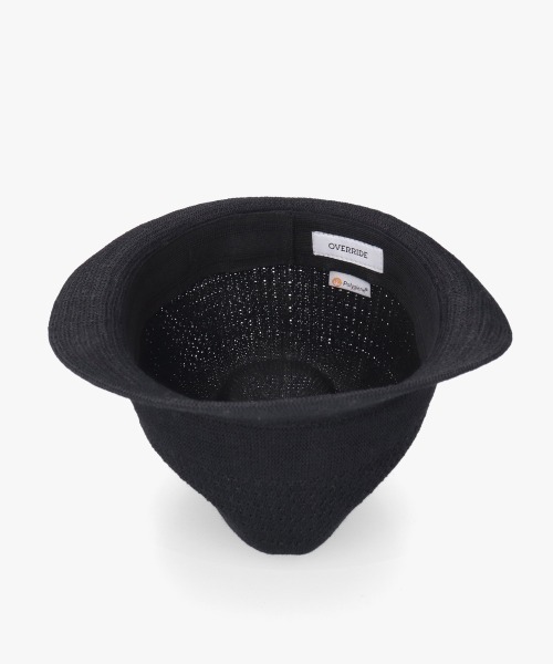 OVERRIDE（オーバーライド）の「OVERRIDE  LINEN KNIT FEDORA / オーバーライド（ハット・メンズ・ブラック/グリーン/ブルー・60cm/58cm/62cm）」の21枚目の写真