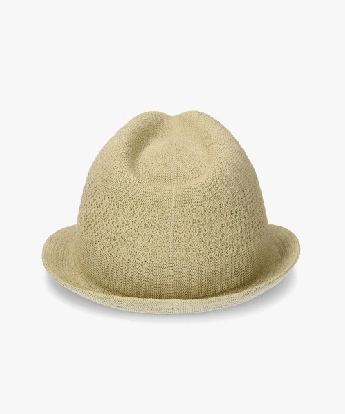 OVERRIDE（オーバーライド）の「OVERRIDE  LINEN KNIT FEDORA / オーバーライド（ハット・メンズ・ブラック/グリーン/ブルー・60cm/58cm/62cm）」の17枚目の写真
