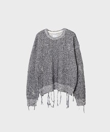 FACCIES | 【FACCIES/ファッチーズ】Damage Snarl Yarns Blend Knit PO(ニット/セーター)