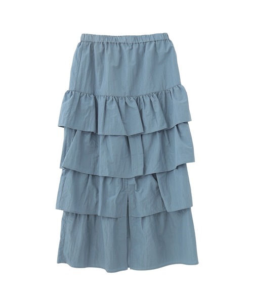 ROSE BUD（ローズバッド）の「NYLON FRILL SKIRT（スカート・レディース・ブラック/カーキ/ブルー・ONE SIZE）」の13枚目の写真