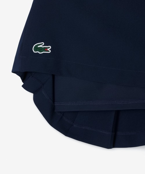 LACOSTE（ラコステ）の「ハイストレッチ ウルトラドライゴルフプリーツスカート インナー付き（スカート・レディース・ホワイト/ネイビー・38/36/34）」の9枚目の写真