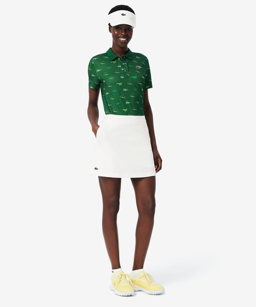 LACOSTE（ラコステ）の「ハイストレッチ ウルトラドライゴルフプリーツスカート インナー付き（スカート・レディース・ホワイト/ネイビー・38/36/34）」の12枚目の写真