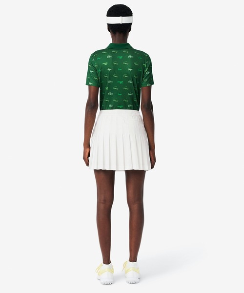 LACOSTE（ラコステ）の「ハイストレッチ ウルトラドライゴルフプリーツスカート インナー付き（スカート・レディース・ホワイト/ネイビー・38/36/34）」の13枚目の写真