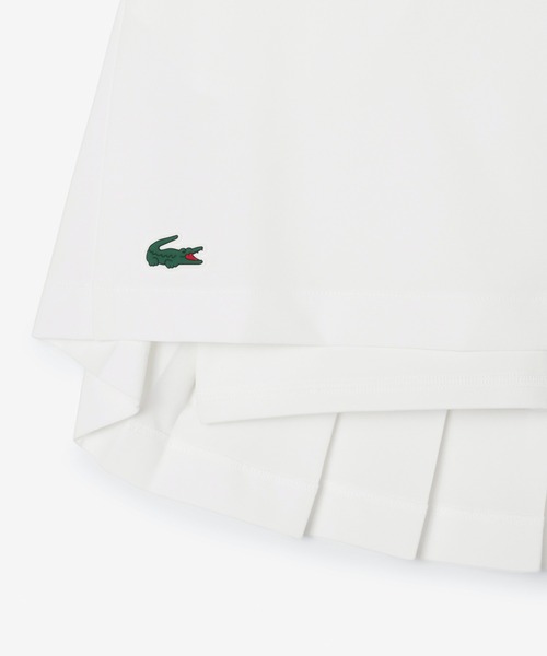 LACOSTE（ラコステ）の「ハイストレッチ ウルトラドライゴルフプリーツスカート インナー付き（スカート・レディース・ホワイト/ネイビー・38/36/34）」の17枚目の写真