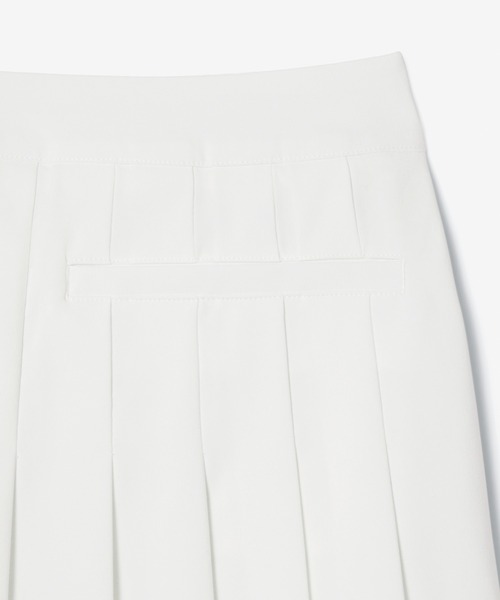 LACOSTE（ラコステ）の「ハイストレッチ ウルトラドライゴルフプリーツスカート インナー付き（スカート・レディース・ホワイト/ネイビー・38/36/34）」の18枚目の写真