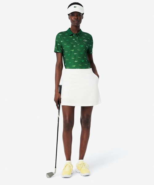 LACOSTE（ラコステ）の「ハイストレッチ ウルトラドライゴルフプリーツスカート インナー付き（スカート・レディース・ホワイト/ネイビー・38/36/34）」の19枚目の写真