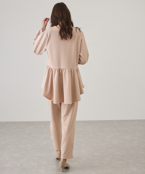 Jayro(ジャイロ)の「パール使いペプラムプルオーバー(Tシャツ/カットソー・レディース・ブラック/ベージュ/グレー・M)」の18枚目の写真