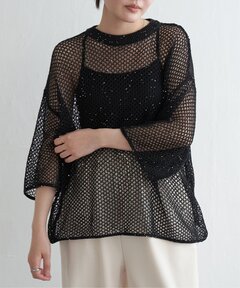 Double Mesh Short Length T-shirt/ダブルメッシュショートT