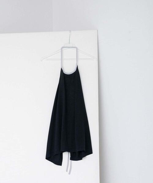 LAATO（ラート）の「holder neck piping knit（キャミソール・レディース・オフホワイト/ネイビー・ONE）」の22枚目の写真