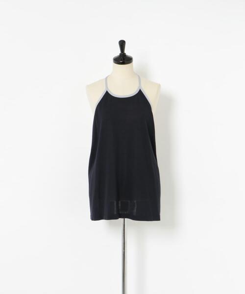 LAATO（ラート）の「holder neck piping knit（キャミソール・レディース・オフホワイト/ネイビー・ONE）」の20枚目の写真