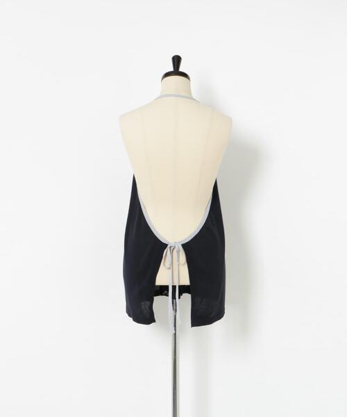 LAATO（ラート）の「holder neck piping knit（キャミソール・レディース・オフホワイト/ネイビー・ONE）」の18枚目の写真