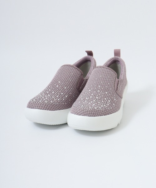 kitson(キットソン)の「KITSON キットソン 厚底ウェーブソール 軽量 ラメ入りニット スリッポン(スリッポン・レディース・ブラック系その他/ベージュ/ラベンダー・S/M/L/LL)」の6枚目の写真