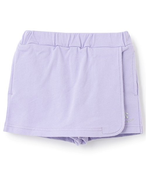 petit main(プティマイン)の「【GOODPRICE】デイリーカジュアルスカパン(スカート・キッズ・ベビーピンク/ラベンダー/チャコール/サックスブルー・80cm/90cm/110cm/100cm/120cm/130cm)」の3枚目の写真