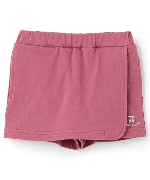 petit main(プティマイン)の「【GOODPRICE】デイリーカジュアルスカパン(スカート・キッズ・ベビーピンク/ラベンダー/チャコール/サックスブルー・80cm/90cm/110cm/100cm/120cm/130cm)」の4枚目の写真