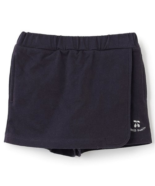 petit main(プティマイン)の「【GOODPRICE】デイリーカジュアルスカパン(スカート・キッズ・ベビーピンク/ラベンダー/チャコール/サックスブルー・80cm/90cm/110cm/100cm/120cm/130cm)」の2枚目の写真