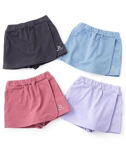 petit main(プティマイン)の「【GOODPRICE】デイリーカジュアルスカパン(スカート・キッズ・ベビーピンク/ラベンダー/チャコール/サックスブルー・80cm/90cm/110cm/100cm/120cm/130cm)」の15枚目の写真