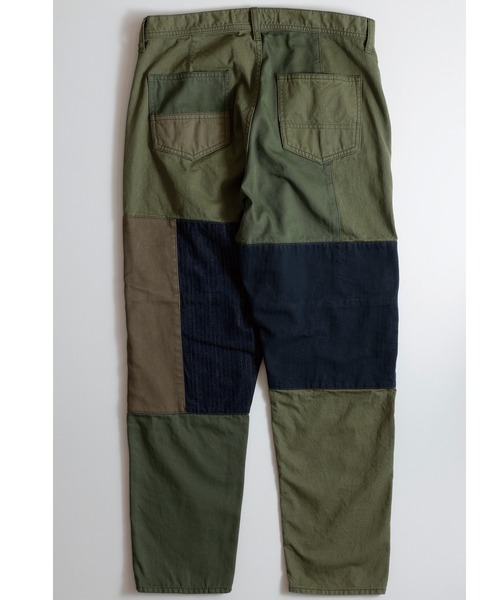 FDMTL（ファンダメンタル）の「FDMTL/ファンダメンタル/PATCHWORK PANTS RINSE（その他パンツ・メンズ・カーキ・34inch/32inch/30inch/28inch）」の2枚目の写真