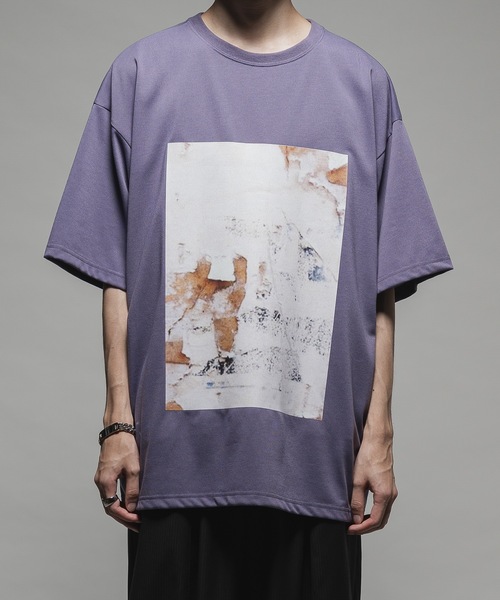 CASPER JOHN（キャスパージョン）の「COOL TOUCH DRAPE T-SHIRTS/クールタッチドレープTシャツ（Tシャツ/カットソー・メンズ・ライトパープル/ライトグレー/ブラック/グレイッシュベージュ/ブルー・X-SMALL/SMALL/MEDIUM/LARGE）」の5枚目の写真