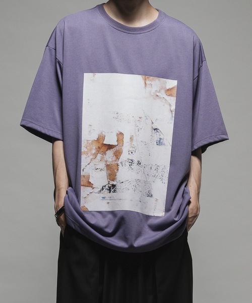CASPER JOHN（キャスパージョン）の「COOL TOUCH DRAPE T-SHIRTS/クールタッチドレープTシャツ（Tシャツ/カットソー・メンズ・ライトパープル/ライトグレー/ブラック/グレイッシュベージュ/ブルー・X-SMALL/SMALL/MEDIUM/LARGE）」の15枚目の写真