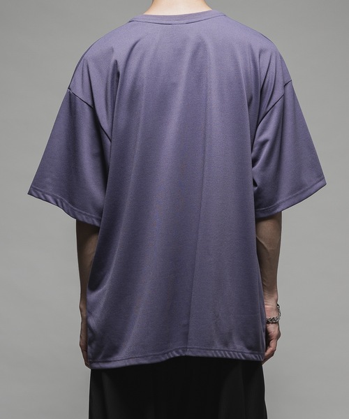 CASPER JOHN（キャスパージョン）の「COOL TOUCH DRAPE T-SHIRTS/クールタッチドレープTシャツ（Tシャツ/カットソー・メンズ・ライトパープル/ライトグレー/ブラック/グレイッシュベージュ/ブルー・X-SMALL/SMALL/MEDIUM/LARGE）」の18枚目の写真