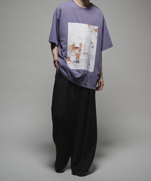 CASPER JOHN（キャスパージョン）の「COOL TOUCH DRAPE T-SHIRTS/クールタッチドレープTシャツ（Tシャツ/カットソー・メンズ・ライトパープル/ライトグレー/ブラック/グレイッシュベージュ/ブルー・X-SMALL/SMALL/MEDIUM/LARGE）」の21枚目の写真