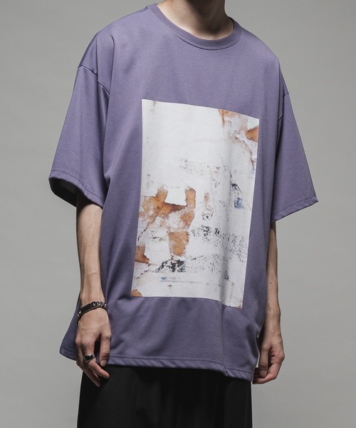 CASPER JOHN（キャスパージョン）の「COOL TOUCH DRAPE T-SHIRTS/クールタッチドレープTシャツ（Tシャツ/カットソー・メンズ・ライトパープル/ライトグレー/ブラック/グレイッシュベージュ/ブルー・X-SMALL/SMALL/MEDIUM/LARGE）」の16枚目の写真