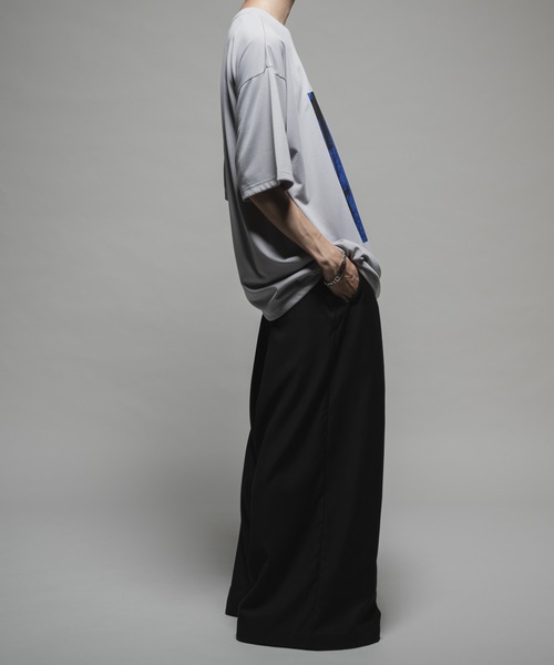 CASPER JOHN（キャスパージョン）の「COOL TOUCH DRAPE T-SHIRTS/クールタッチドレープTシャツ（Tシャツ/カットソー・メンズ・ライトパープル/ライトグレー/ブラック/グレイッシュベージュ/ブルー・X-SMALL/SMALL/MEDIUM/LARGE）」の13枚目の写真