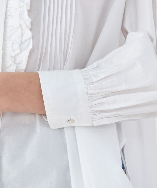 NE QUITTEZ PAS!（ヌキテパ）の「【別注】ne Quittez pas BLACK FRILL COLLAR シャツ（シャツ/ブラウス・レディース・ホワイト・FREE）」の4枚目の写真