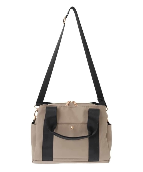 a.v.v（アーヴェヴェ）の「【2WAY】10ポケットバッグ（ショルダーバッグ・レディース・ブラック/ベージュ/ライトグレー・38）」の19枚目の写真