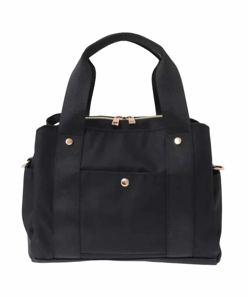 a.v.v（アーヴェヴェ）の「【2WAY】10ポケットバッグ（ショルダーバッグ・レディース・ブラック/ベージュ/ライトグレー・38）」の21枚目の写真