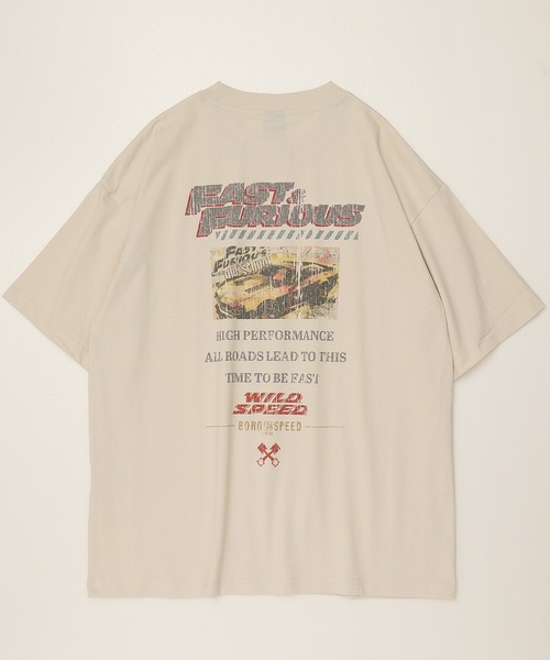ALWAYS GOOD TIME(オルウェイズグッドタイム)の「【Fast&Furious/ワイルド・スピード】ピグメント風/プリント 半袖Tシャツ(Tシャツ/カットソー・レディース・ブラック系1/ホワイト系1/ホワイト系2/ブラック系2・M/L)」の12枚目の写真
