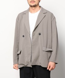 Bling Leads（ブリングリーズ）の「【RS】【Bling leads】梨地　ダブルテーラードジャケット（テーラードジャケット）」