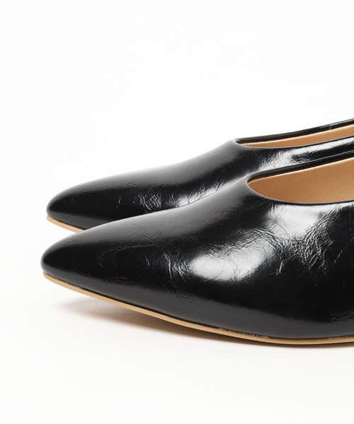 GLOBAL WORK（グローバルワーク）の「MATINEE LINE/キトゥンヒールパンプス/321426（パンプス・レディース・ブラック/ベージュ・MEDIUM/LARGE）」の15枚目の写真