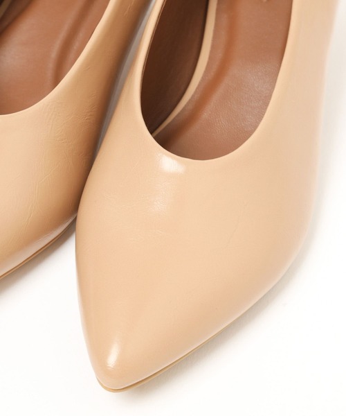GLOBAL WORK（グローバルワーク）の「MATINEE LINE/キトゥンヒールパンプス/321426（パンプス・レディース・ブラック/ベージュ・MEDIUM/LARGE）」の8枚目の写真