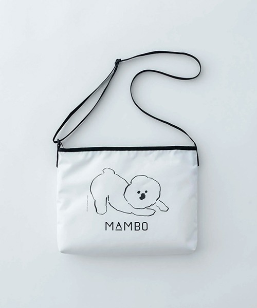 MAMBO（マンボ）の「MAMBO サコッシュ / PLAYBOW（ショルダーバッグ・レディース・グレー/ホワイト・FREE）」の4枚目の写真