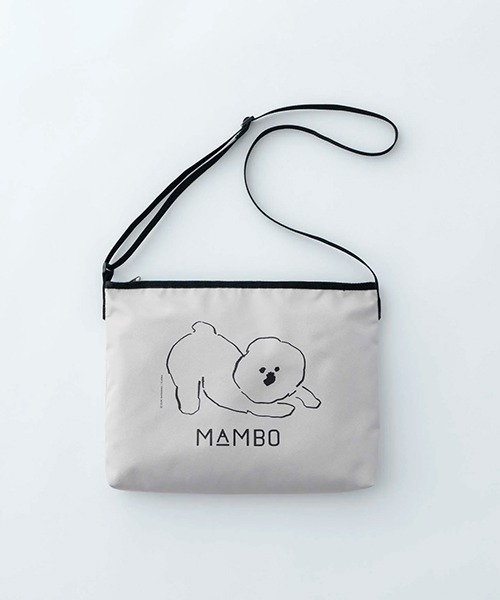 MAMBO（マンボ）の「MAMBO サコッシュ / PLAYBOW（ショルダーバッグ・レディース・グレー/ホワイト・FREE）」の3枚目の写真