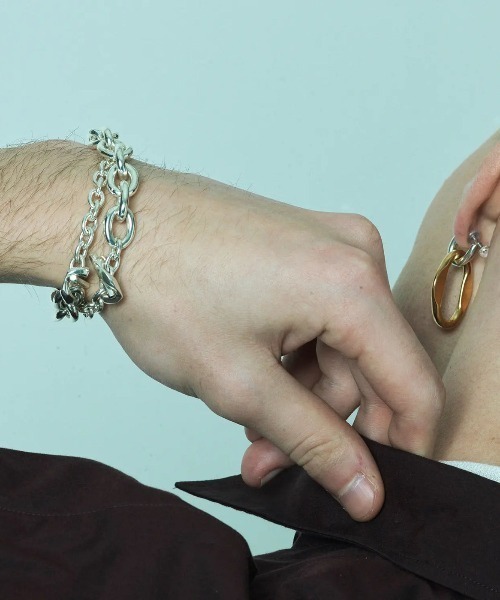 NARRATIVE PLATOON（ナラティブ プラトゥーン）の「NARRATIVEPLATOON:JACK CHAIN BRACELET MEN'S SV-925（ブレスレット・メンズ・シルバー・M/S）」の2枚目の写真