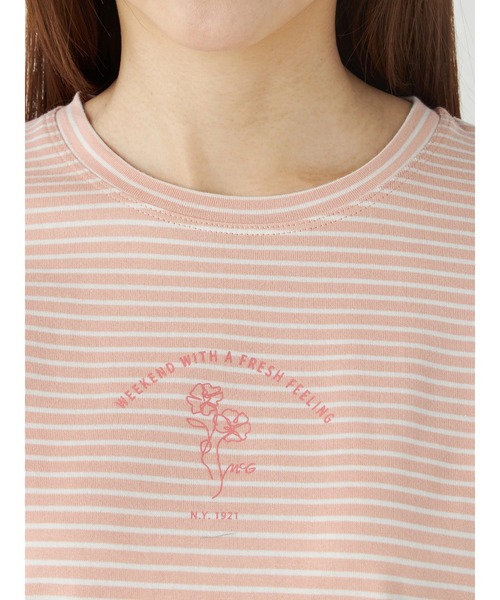 McGREGOR(マックレガー)の「ワンポイントコンパクトTシャツ(Tシャツ/カットソー・レディース・ブルー系その他/ナチュラル/スモークピンク・L/M)」の8枚目の写真