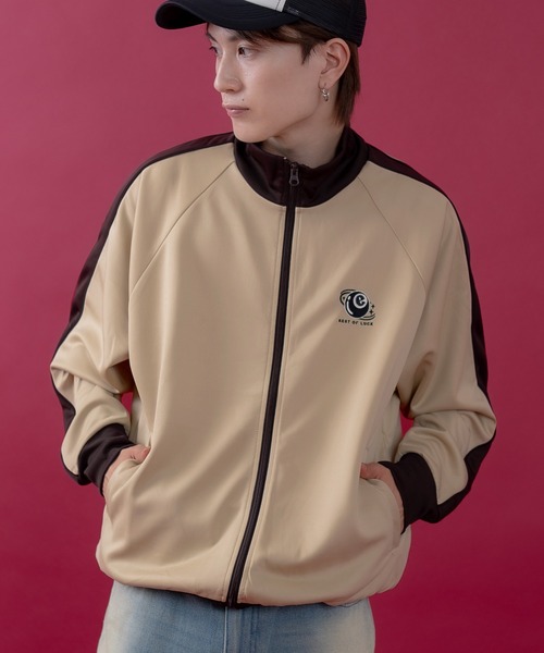 improves(インプローブス)の「ワンポイント スタンドジップ ブルゾン(ジャージ・メンズ・ブラウン/アイボリー/ベージュ・LARGE/MEDIUM)」の14枚目の写真