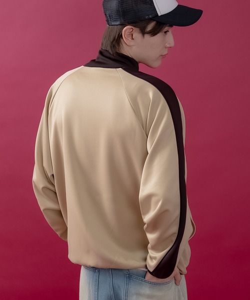 improves(インプローブス)の「ワンポイント スタンドジップ ブルゾン(ジャージ・メンズ・ブラウン/アイボリー/ベージュ・LARGE/MEDIUM)」の17枚目の写真